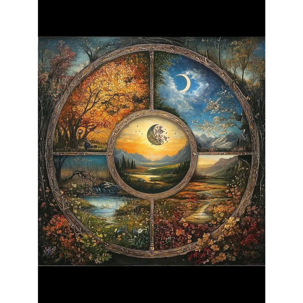 Seasons Wheel Custom Fridge Magnet Home Kitchen Decor \
